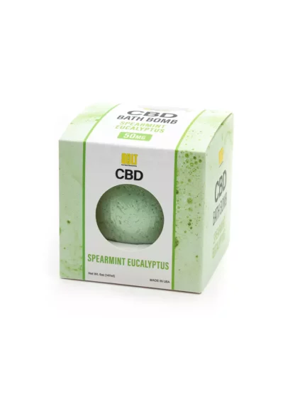 Spearmint Eucalyptus Bolt CBD Bath Bomb 50mg