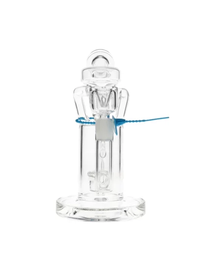 8" Cookies Doublecycler Water Pipe - Clear