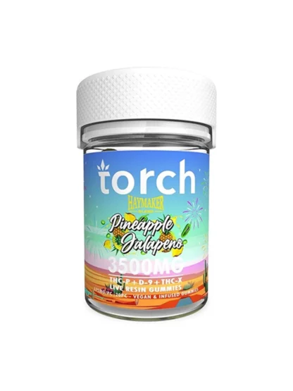 Pineapple Jalapeno Torch Haymaker Blend Live Resin Gummies 3500mg
