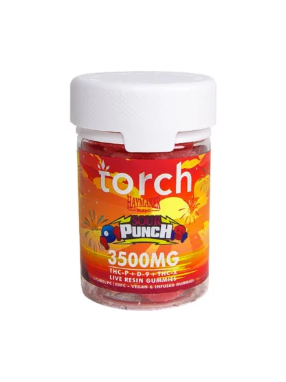 Sour Punch Torch Haymaker Blend Live Resin Gummies 3500mg