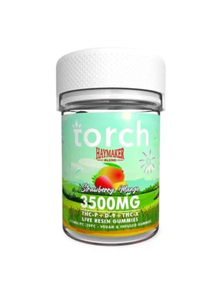 Strawberry Mango Torch Haymaker Blend Live Resin Gummies 3500mg