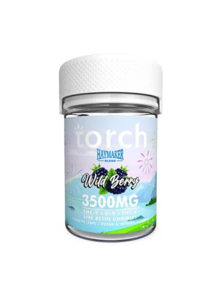 Wild Berry Torch Haymaker Blend Live Resin Gummies 3500mg