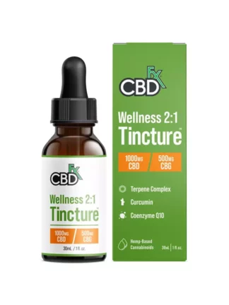 CBDfx Wellness 2:1 Oil Tincture 1000mg 30ml