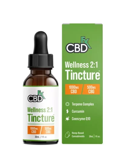 CBDfx Wellness 2:1 Oil Tincture 1000mg 30ml