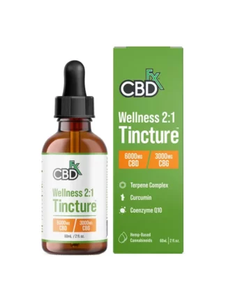 CBDfx Wellness 2:1 Oil Tincture 6000mg 60ml