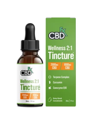 CBDfx Wellness 2:1 Oil Tincture 2000mg 30ml