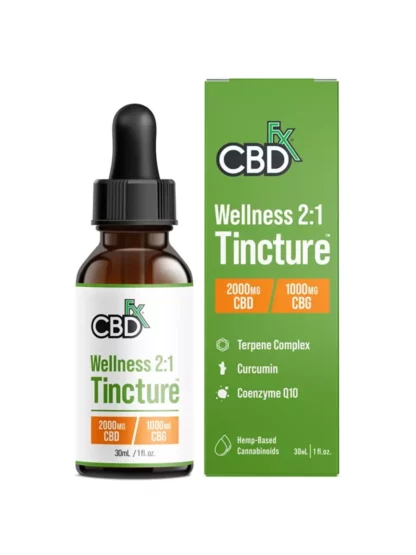 CBDfx Wellness 2:1 Oil Tincture 2000mg 30ml