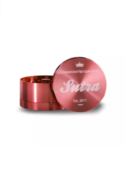 Sutra Aluminum Grinder 4 Piece 50MM - Red