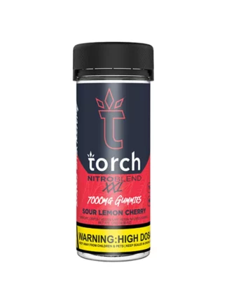 Sour Lemon Cherry Torch Nitro Blend XXL Gummies 7000mg