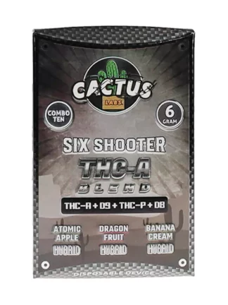 Atomic Apple Dragon Fruit Banana Cream Cactus Labs THC-A Blend Vape 6g