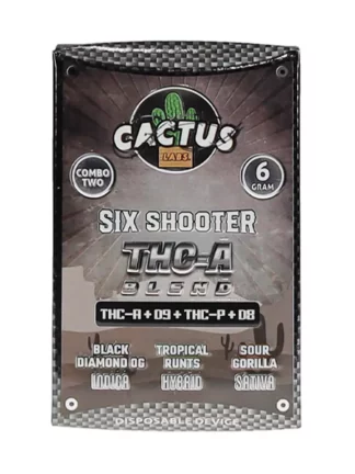 Black Diamond OG Tropical Runts Sour Gorilla Cactus Labs THC-A Blend Vape 6g