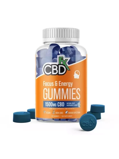 CBDfx Focus & Energy Gummies 1500mg
