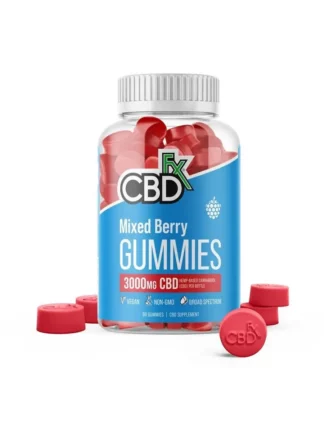 CBDfx Mixed Berry Gummies 3000mg