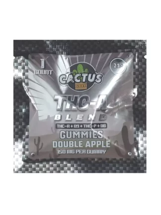 Cactus labs THC-A bland THC-A+D9+THC-P+D8 gummy 150 mg Double Apple
