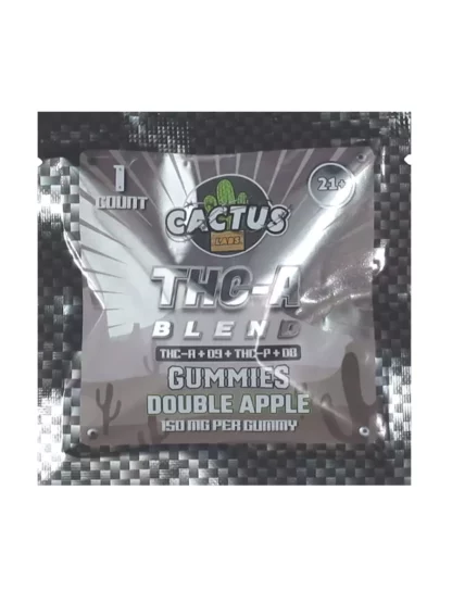 Cactus labs THC-A bland THC-A+D9+THC-P+D8 gummy 150 mg Double Apple