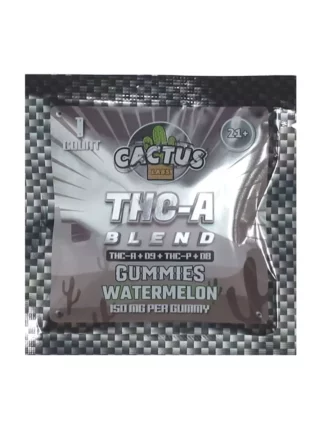Cactus labs THC-A bland THC-A+D9+THC-P+D8 gummy 150 mg watermelon