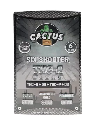 Guava Acapulco Gold Peardise Cactus Labs THC-A Blend Vape 6g