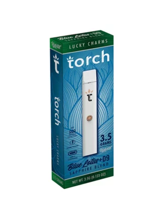 Lucky Charms Torch Blue Lotus + D9 Sapphire Vape 3.5G