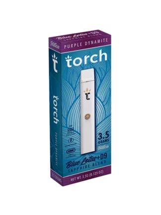 Purple Dynamite Torch Blue Lotus + D9 Sapphire Vape 3.5G