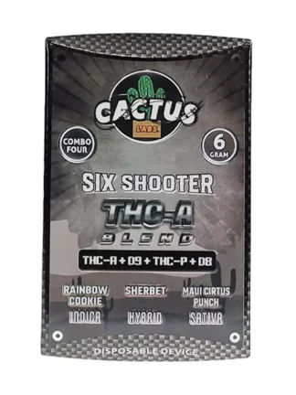 Rainbow Cookie Sherbet Maui Cirtus Punch Cactus Labs THC-A Blend Vape 6g