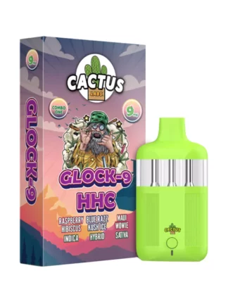 Raspberry Hibiscus Blue Razz Kush Ice Maui Wowie Cactus Labs Glock 9 HHC Vape 9MG