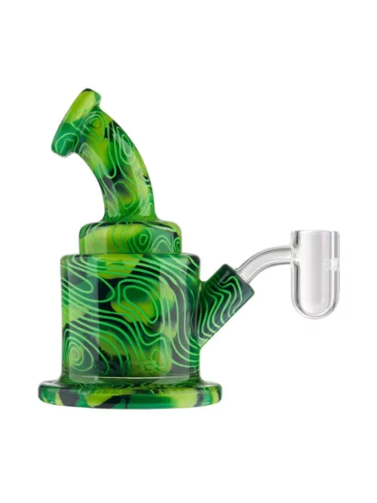 5 Eyce Oraflex Silicone Dab Rig Jungle Green