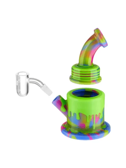 5 Eyce Oraflex Silicone Dab Rig open