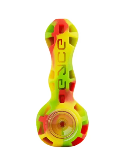Eyce Indestructible Silicone Spoon Pipe rasta