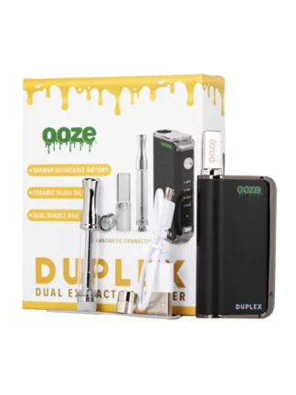 Ooze Black Duplex Vaporizer Kit 900mAh With Box