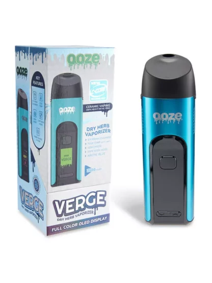 Ooze Verge Ceramic Dry Herb Vaporizer teal