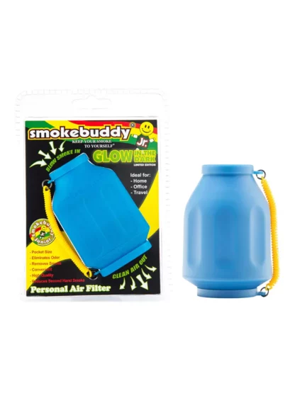 Smokeebuddy personal air filter (mini) Glow Blue