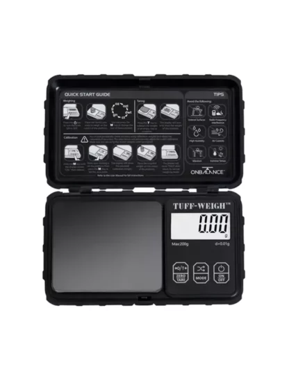Truweigh Tuff-Weigh Digital Scale 100g x 0.01g Black