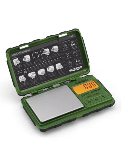 Truweigh Tuff-Weigh Digital Scale 100g x 0.01g green Black