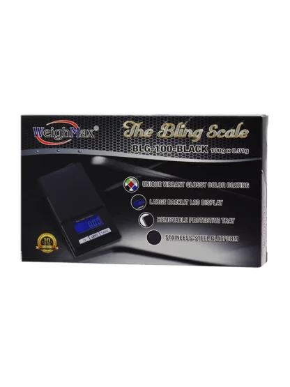WaighMax The bling scale 100gx0.01g box Black