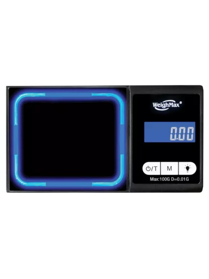 WeighMax Luminx Digital Scale 100g0.01g Capacity Blue