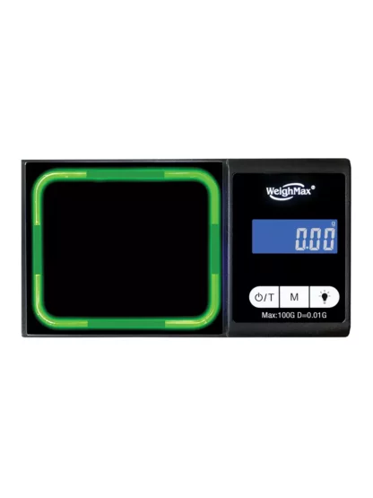 WeighMax Luminx Digital Scale 100g0.01g Capacity Green