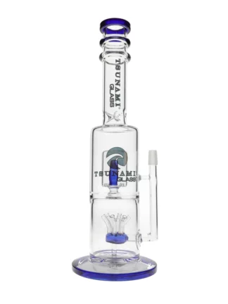 14" Tsunami Sprinkler Cube Perc Water Pipe