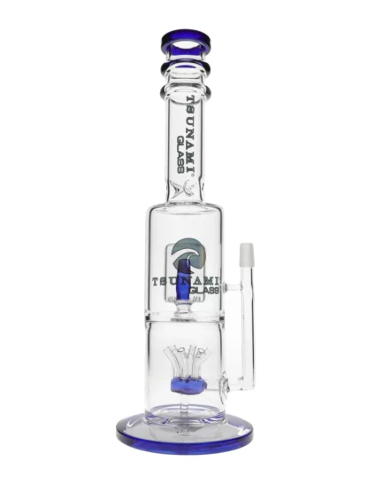 14" Tsunami Sprinkler Cube Perc Water Pipe