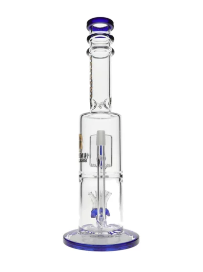 14" Tsunami Sprinkler Cube Perc Water Pipe front