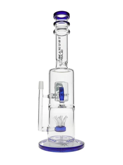 14" Tsunami Sprinkler Cube Perc Water Pipe back