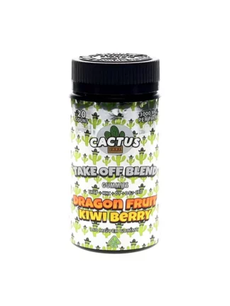 Dragon Fruit Kiwi Berry Cactus Labs Take Off Blend Gummies 3000mg