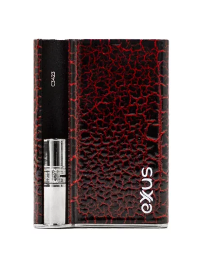 Exxus Ccell Palm Pro Cartridge Vaporizer Black red Crackle
