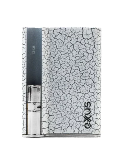 Exxus Ccell Palm Pro Cartridge Vaporizer White Black Crackle