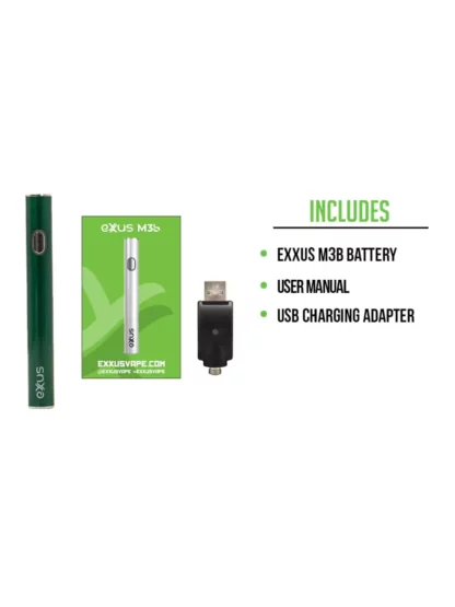 Exxus M3b cartridge vaporizer powered by CCEL Including