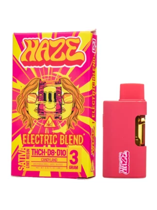 Haze Electric Blend THCH+D8+D10 3G Rechargeable Vape Candy Lend