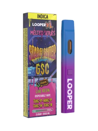 Starfighter Looper XL Melted Series HHC-P+THC-H+THC-P+THC-B Vape 3G