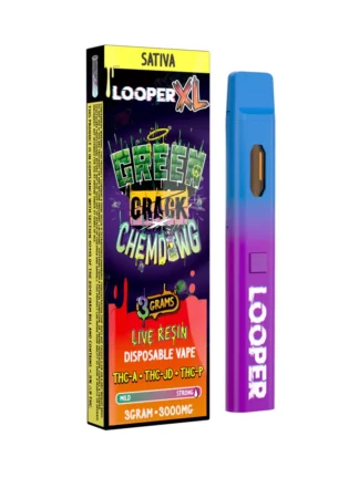 Green Cake Chewdawg Looper XL THC-JD+THC-A+THC-P Vape 3G