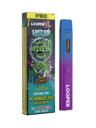 Miracle Alien Cookies Looper XL Lifted Series 11-Hydroxy-THC+THC-H+THC-P Vape 3G
