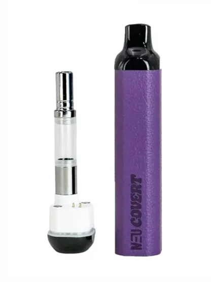 NEU Covert Puff Vape Battery 320mAh Leather Purple