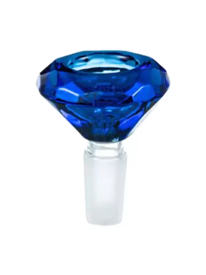 Pacific 14MM Diamiond Bowl Glass Blue